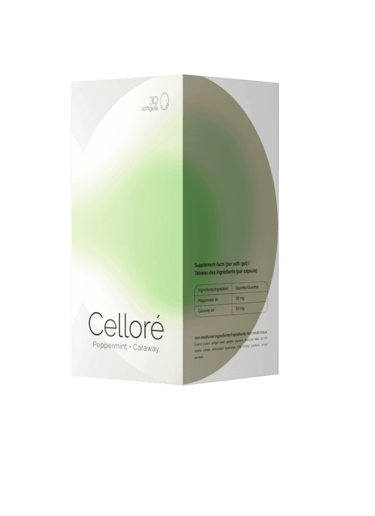 Celloré®
Peppermint +
Caraway